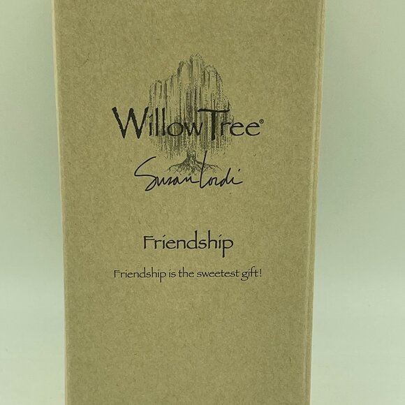 Willow Tree Friendship Figure Demdaco 26155 Boxed + Thinking of You Greet Card - Picture 8 of 14